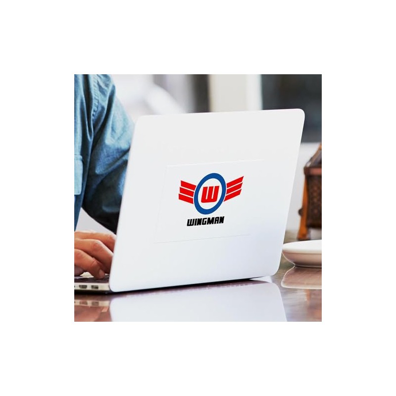 CafePress Wingman Rectangle Sticker Rectangle Bumper Sticker Car Decal