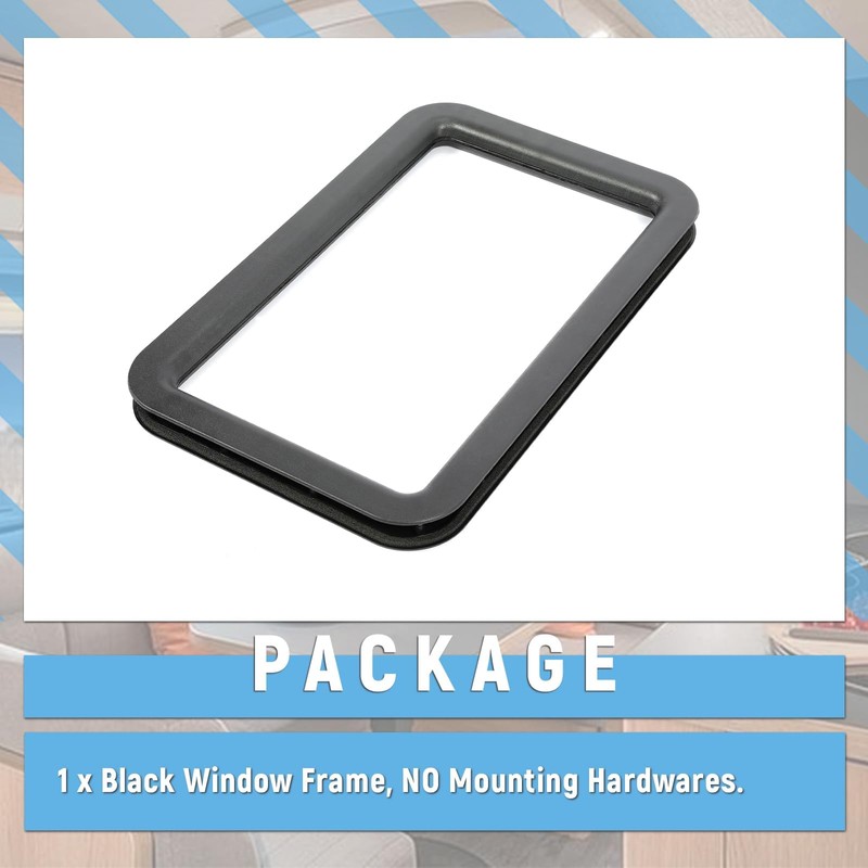 HECASA 12" x 21" Entrance Door Window Frame For RV