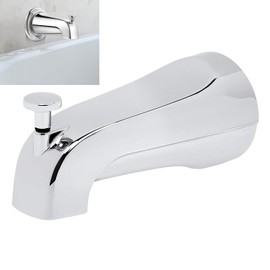 Slip On Tub Spout with Diverter, Bathtub Faucet with Shower Diverter and Hex Wrench Fits 1/2 inch Copper Tube,Easy to Install