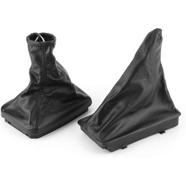 Cubierta Antipolvo para Palanca de Cambios, Cubierta de Freno de Mano de Cuero de Primera Calidad, Funda de Palanca de Cambios de Fácil Instalación para Conductores Corsa C 2000-2006