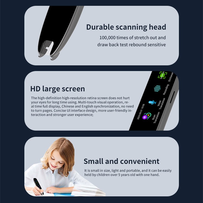 Intelligent Translation Pen Language Translator Electronic Dictionary English Learning Scanning