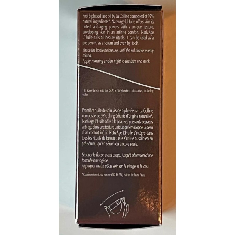 La Colline NativAge L’Huile Oil MINI .2oz, 6ml New in