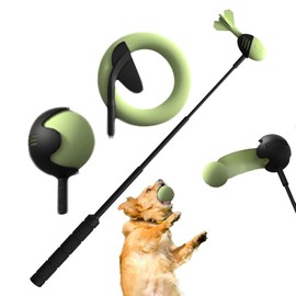 Pet Ball Thrower for Dogs | Interactive Dog Toys Thrower,Retractable Puppy Ball Throwing Stick, Pet Toy Ball Thrower