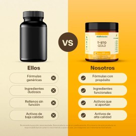 Vitalbotanics Testo Gold Con Maca Negra Y Zinc Con 60 Caps Sabor TESTO_GOLD_60_2