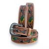 DANIEL'S ARTPLANET Men's Western Belt 1.5” Wide Full Grain One