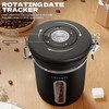 Coffee Canisters with Window,Scoop and Airtight Lid Stainless Steel Kitchen