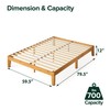 Zinus 12 Inch Solid Wood Platform Bed / No Boxspring