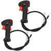 YINETTECH 2Pcs Strimmer Handle Switch Cable Brushcutter Throttle Trigger Cable
