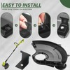 Eyoloty 6Pcs String Trimmer Line Cut-Off Blade Knife Cutter Compatible
