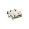 InLine 89992A LWL Kupplung, Duplex SC/SC, multimode, beige, Keramik-Hülse, zum