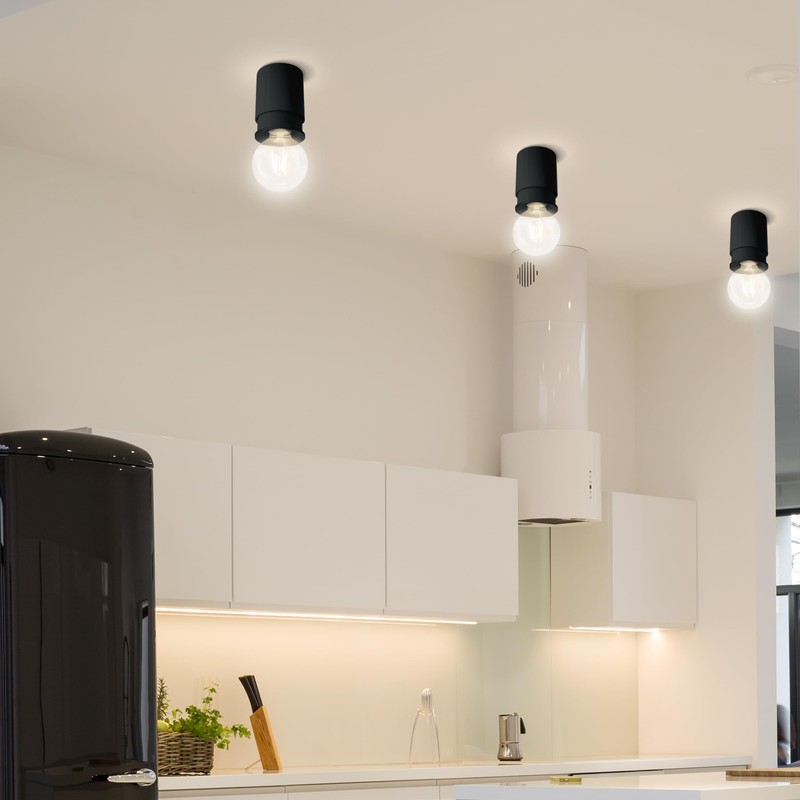 Twister Classic Ceiling Light - Easy to Fix, No Screws,