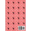  Journal: Black Cats and Paw Prints (Pink) 6x9 -