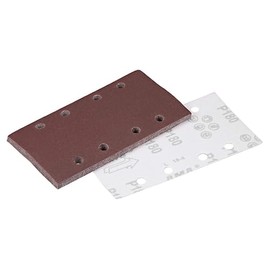 BOXONLY Hook and Loop Sanding Sheet Sander Sandpaper 8 Hole 180 Grit 10pcs for 1/3 Sander