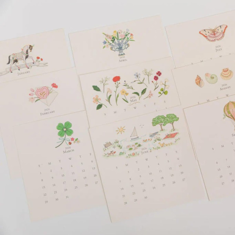 Karen Adams 2026 Desk Calendar Classic Refill Supplement
