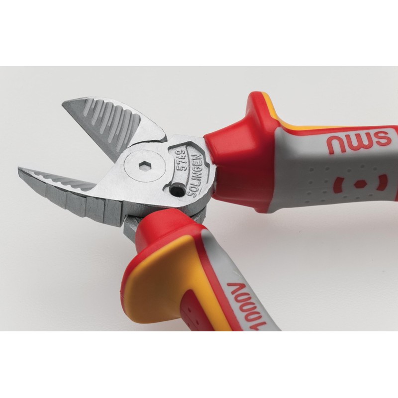 Nws 134-49-VDE-160-SB Number 134-49 VDE Side Cutter, Red/Yellow, 160 mm