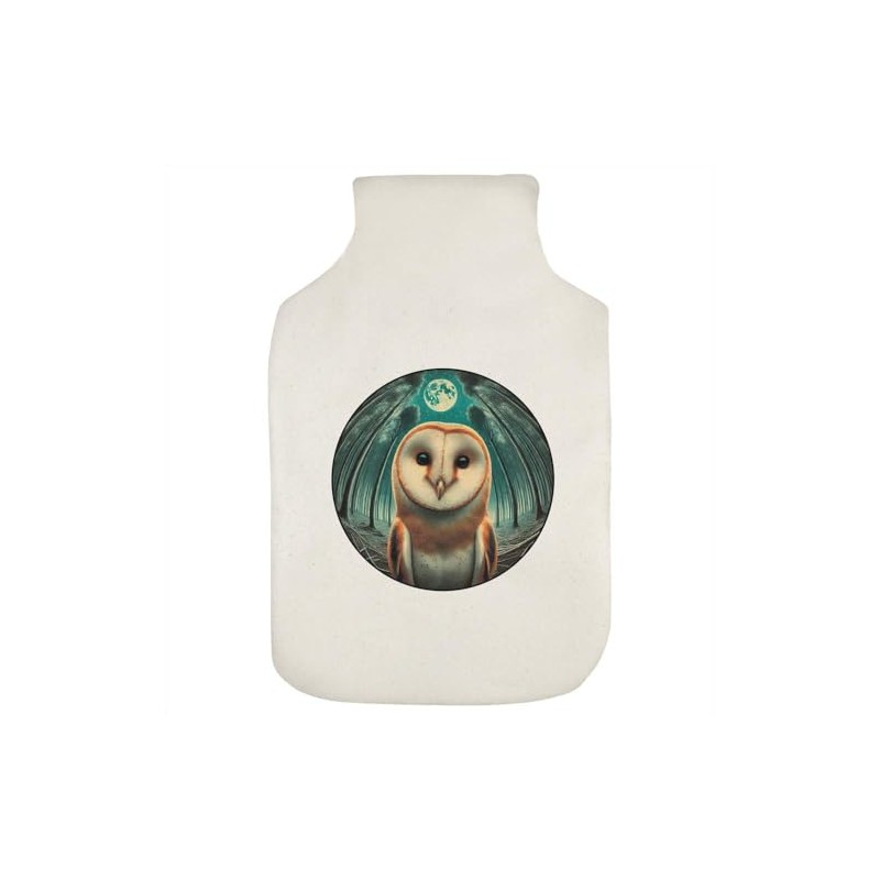 'Happy Barn Owl' Hot Water Bottle Cover (HW00039608)