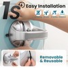 Shower Grab Bars,Suction Handles,Upgraded,Travel,RV,2 Pack,Silver