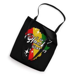 I Am Black History Map African Black History Tote Bag
