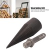 Wood Cone Punch Firewood Separation Detachable Round Shank Thread Drill