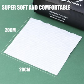 Mummy 100% Cotton Tattoo Tissue for During Tattooing & Tattoo After Care,Disposable Tattoo Washing Face Makeup Wipe Towel Tissue 80pcs,Wet and Dry Use, Strong Water Absorption