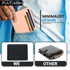 FATASH PU Leather Credit Card Holder Wallet, RFID Blocking Ultra