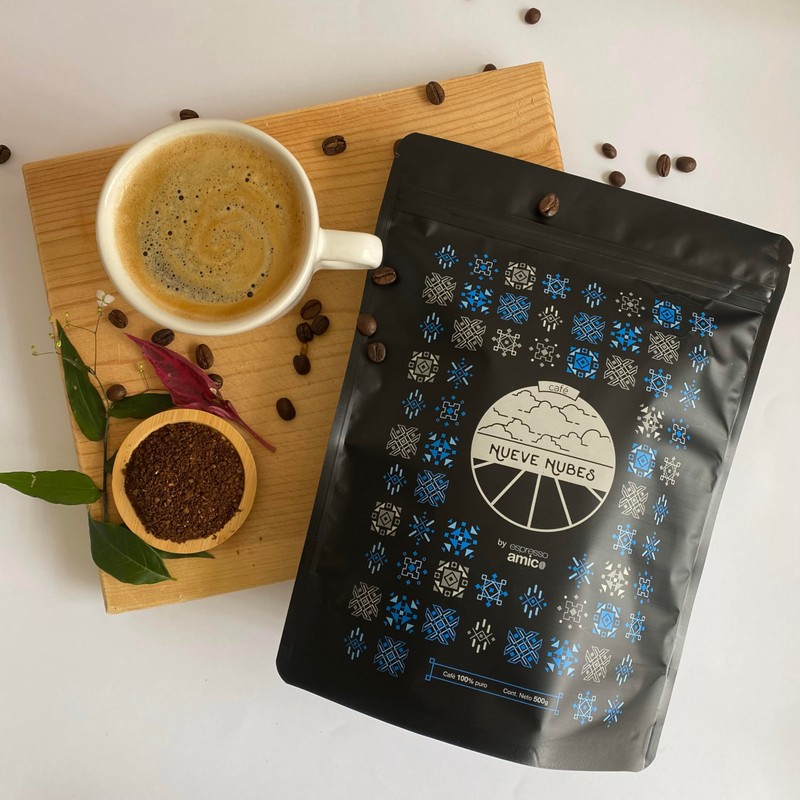Espressoamico Cafe Nueve Nubes, En Grano - 500 Gr