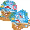 ZHENTAO 40Pcs End of School Pool Party Plates and Napkins,