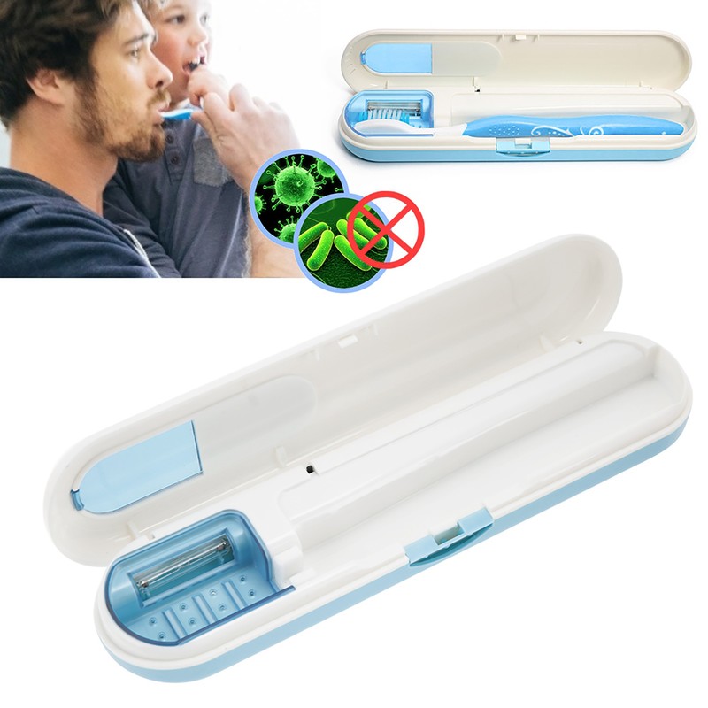 UV Toothbrush Sterilizer Box Portable Toothbrush Head Clean Disinfection Sanitizer