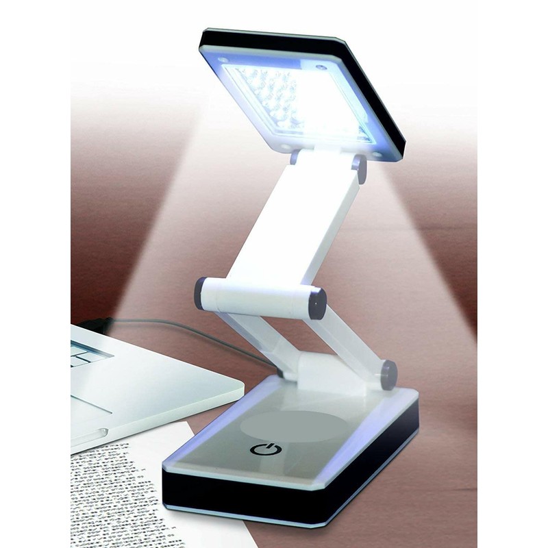 Portable LED Desk Lamp Bright Light Reading Night Travel Battery