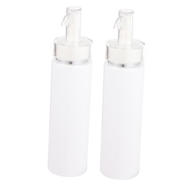FRCOLOR 2pcs Pump Bottle Portable Shampoo Containers for Travel Refillable Lotion Dispenser for Toiletries Trips and Family Travel