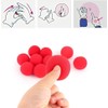 10 Pieces Red Magic Soft Red Sponge Balls Close-up Classic
