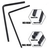 Uenhoy 13 Pcs Guitar Allen Wrench Set, Ball End Truss