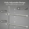 LOFIR Pool Outdoor Towel Rack, Heavy Duty Standing Towel Rack