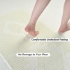 COCOER Waffle Bath Mat, Super Absorbent Bathroom Mat with Tassels,