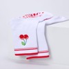 Women Cute Pilates Socks Grip Crew Yoga Socks Cherry Pattern