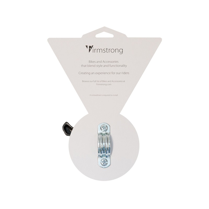 Firmstrong Classic Beach Cruiser Bicycle Bell, White