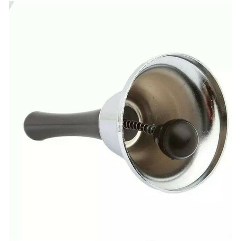 Hand Bell Table Bell Silver for Kitchen Reception Hotel Restaurant
