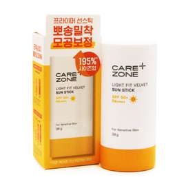 Carezone Light Fit Velvet Sun Stick 39g / 케어존 라이트핏 벨벳 선스틱 39g