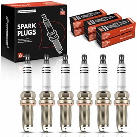 A-Premium Iridium Platinum Bujías compatibles con Land Rover Range Rover 2014-2019, Discovery 2017-2020, Range Rover Sport 2014-2019, Range Rover Velar y Jaguar F-Pace, XF, XJ, XE, paquete de 6