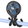 WiHoo Portable Stroller Fan, 11H Ultra-long Battery Life 3 Speed