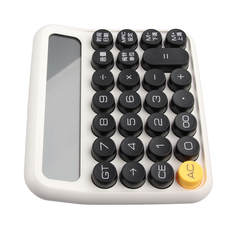 12 Digit Calculator Large LCD Display Big Button Standard Mechanical
