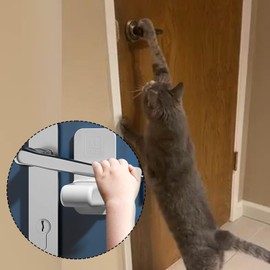 Vanyibro 2 PCS Door Lever Lock,Child Security and Handle Lock for Door Locks & Window Guards