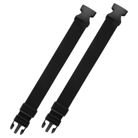 2Pcs Chest Strap for Backpack with Clip Adjustable Rucksack Chest Straps Bumbag Extender Strap Luggage Suitcases Cargo Tie Quick Release Buckle for School Bag Outside Travel Hiking Jogging Biking