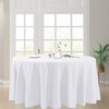 luccido 6 Pack Round Tablecloth 70 Inches White Table Cloth