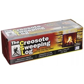 CSL Creosote Sweeping Log For Fireplaces ,1 Pack