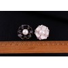 Women's Flower Pearl Enamel Brooch Pins for Ladies Jewelry