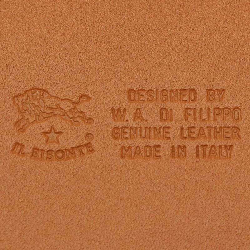 IL BISONTE SCC031PG0001 SCC031PG0012 Card Case, Men's, Women's, (4) CARAMEL(CA101B)