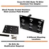 iJDMTOY No Drill Front Bumper Tow Hook License Plate Relocator