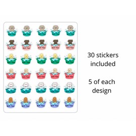 Homemade Dog Bath Time Planner Stickers #16 / Planner Stickers  / Journal Stickers / Dog