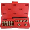 15PCS Metric Thread Restorer Set, Universal Metric Thread Repair Restorer